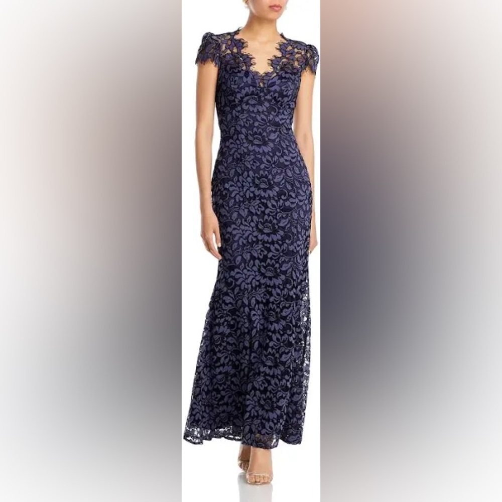 Eliza J Blue/Purple lace gown size 10